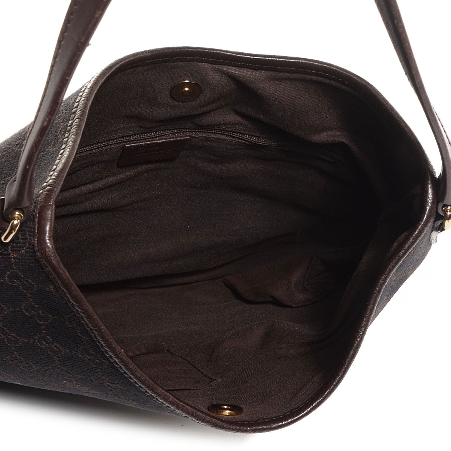 Gucci Monogram Medium New Britt Hobo Dark Brown 5 of 7