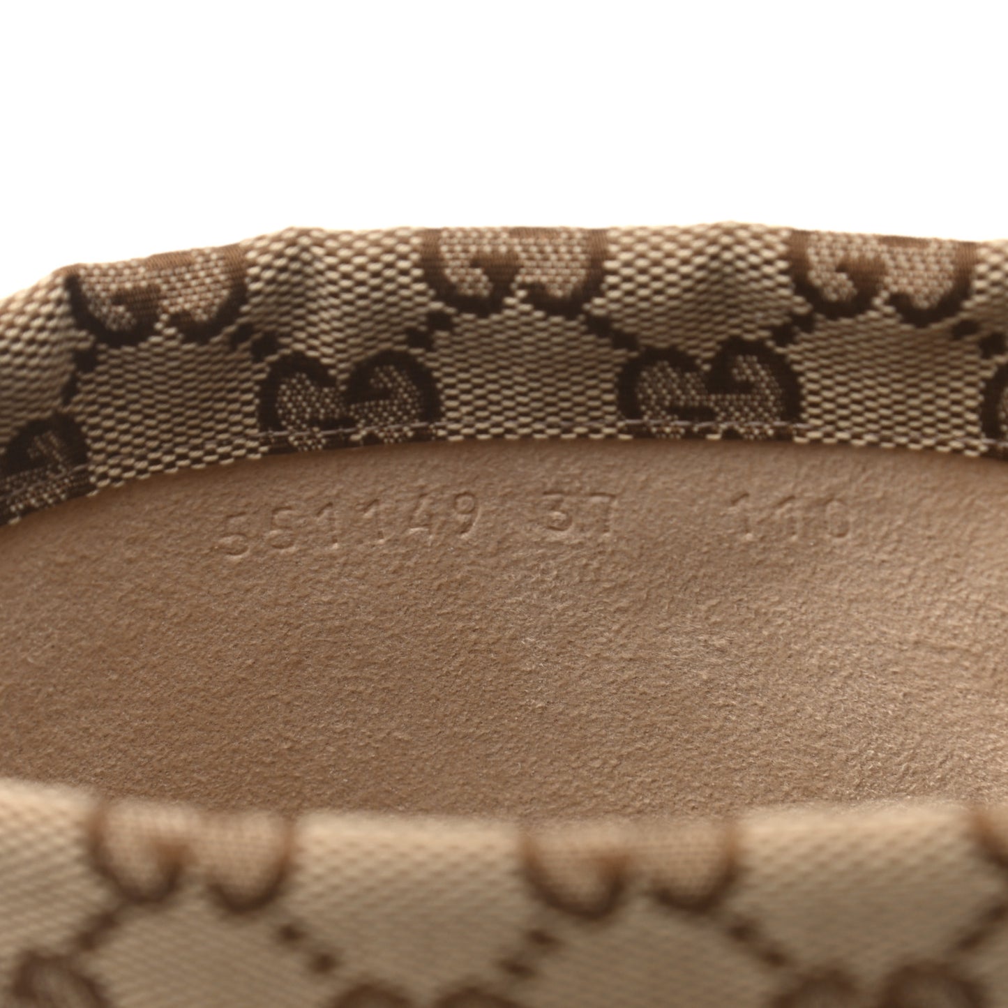 Monogram Lisa Mid Heel Boots 37 Beige Ebony