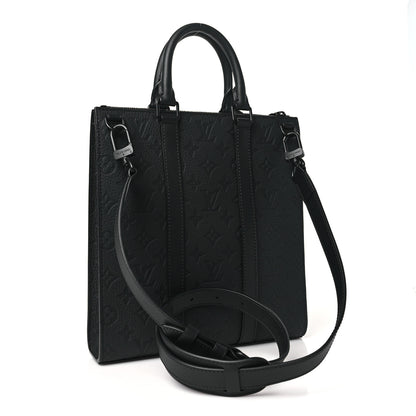 Louis Vuitton Taurillon Monogram Sac Plat Cross Black 3 of 9
