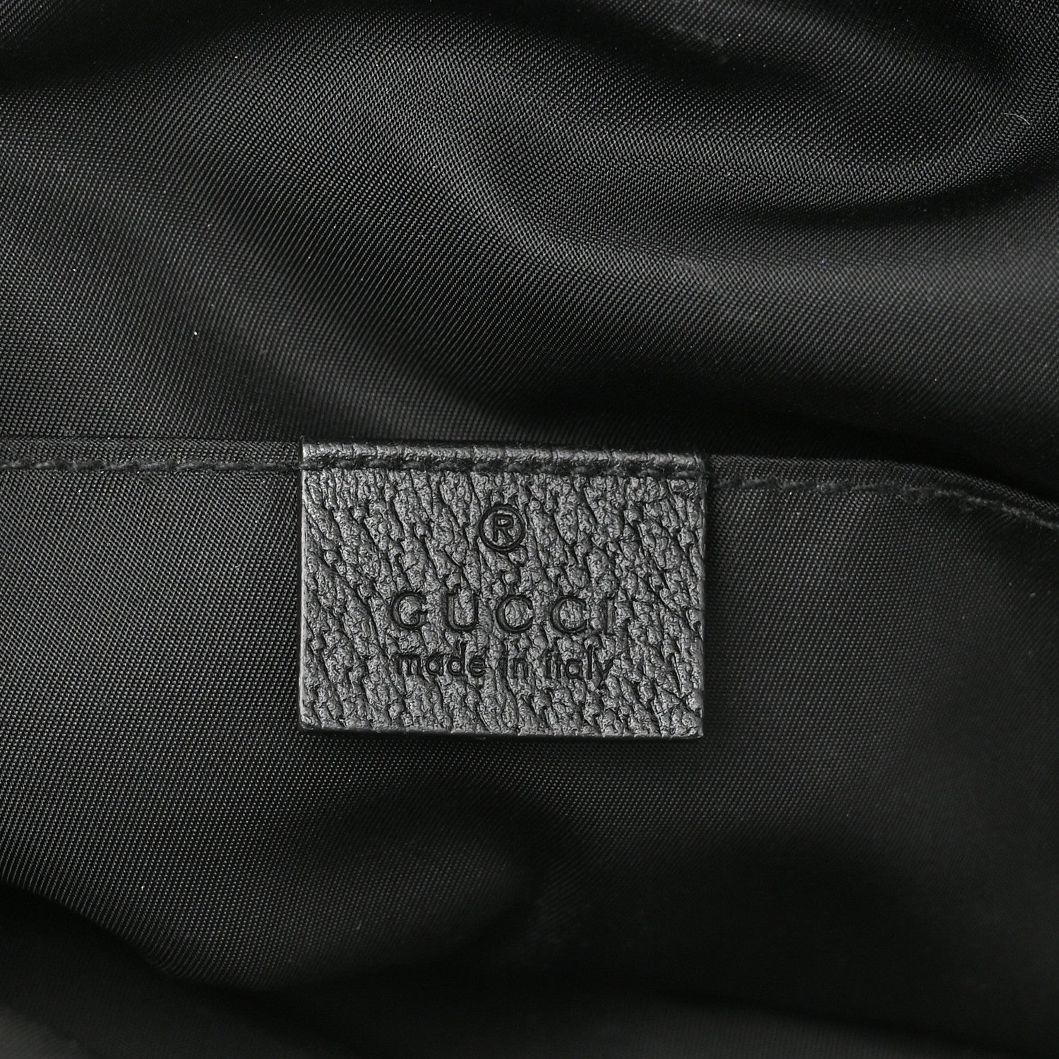 Gucci Econyl Nylon Monogram Off The Grid Sling Backpack Black 5 of 9