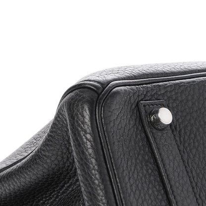 Hermes Taurillon Clemence Birkin 35 Black 32 of 32