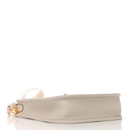 Hermes Taurillon Clemence Evelyne TPM Craie 3 of 4