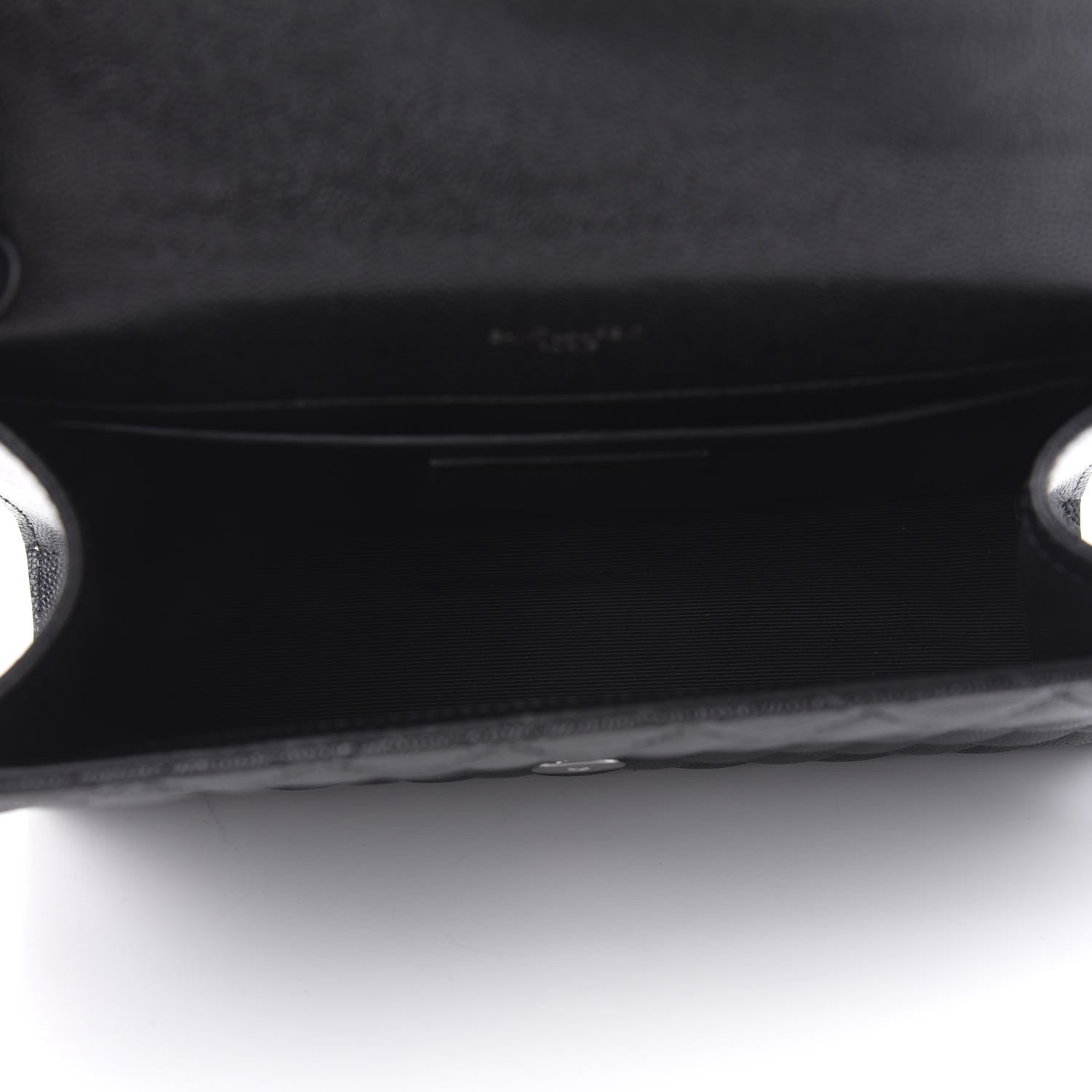 Saint Laurent Grain De Poudre Textured Mixed Matelasse Triquilt Medium Monogram Satchel Black 5 of 9