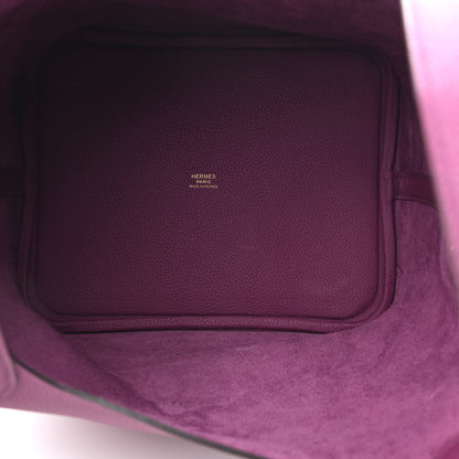 Hermes Taurillon Clemence Picotin Lock 22 MM Anemone 5 of 10