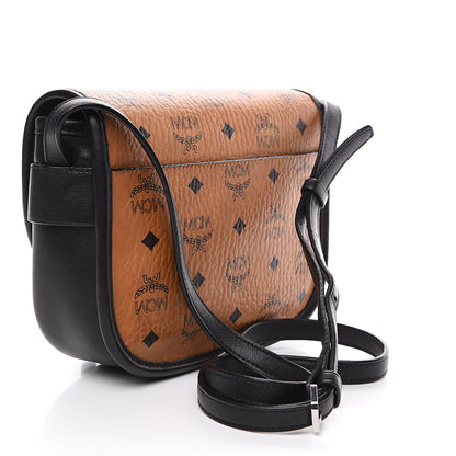 MCM Visetos Small Crossbody Flap Messenger Cognac 2 of 11