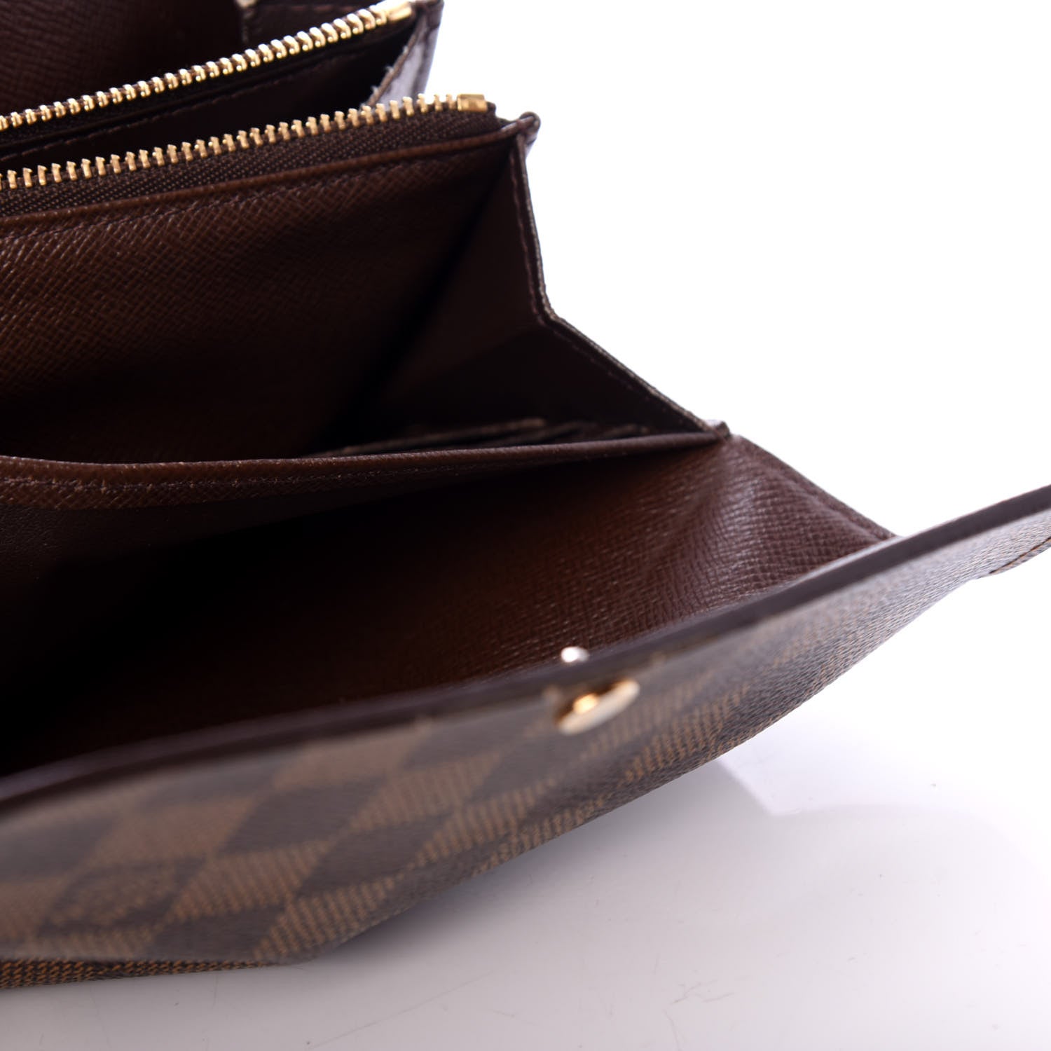 Louis Vuitton Damier Ebene Sarah Wallet 9 of 9