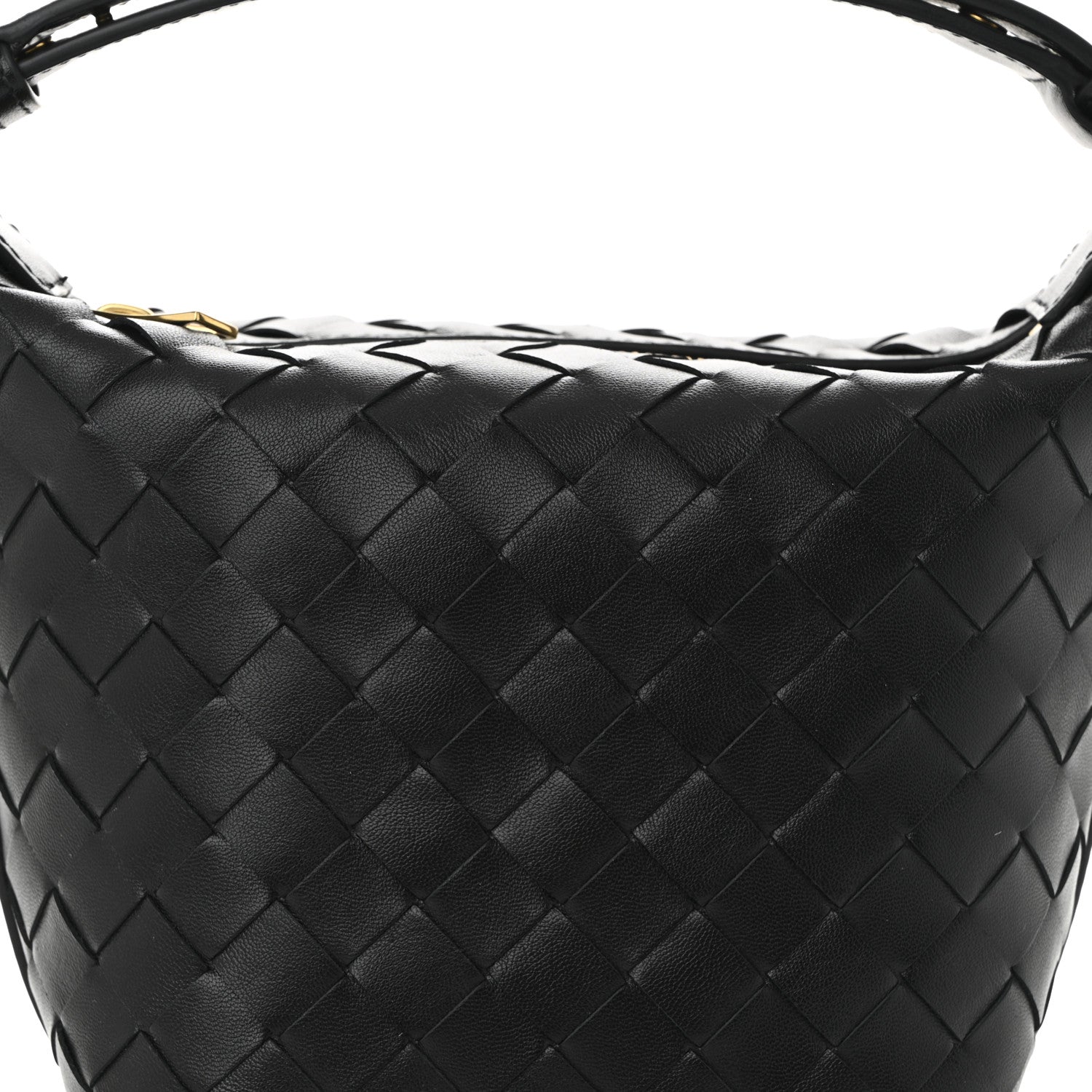 Bottega Veneta Calfskin Nappa Intrecciato Candy Wallace Black 8 of 10