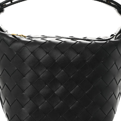 Bottega Veneta Calfskin Nappa Intrecciato Candy Wallace Black 8 of 10