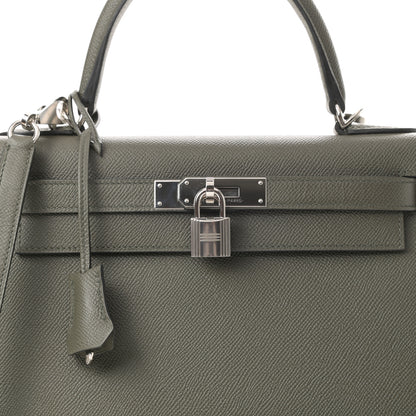 Hermes Epsom Kelly Sellier 28 Vert De Gris 10 of 11