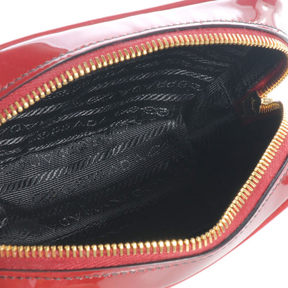 Prada Spazzolato Convertible Crossbody Scarlatto Fume 6 of 10