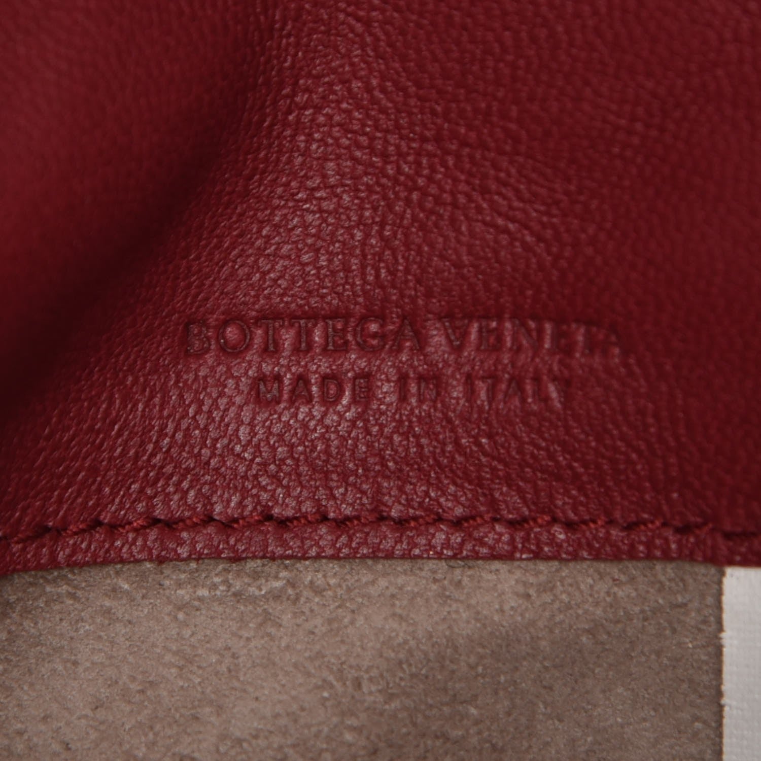 Bottega Veneta Nappa Intrecciato Small Pouch Red 7 of 8