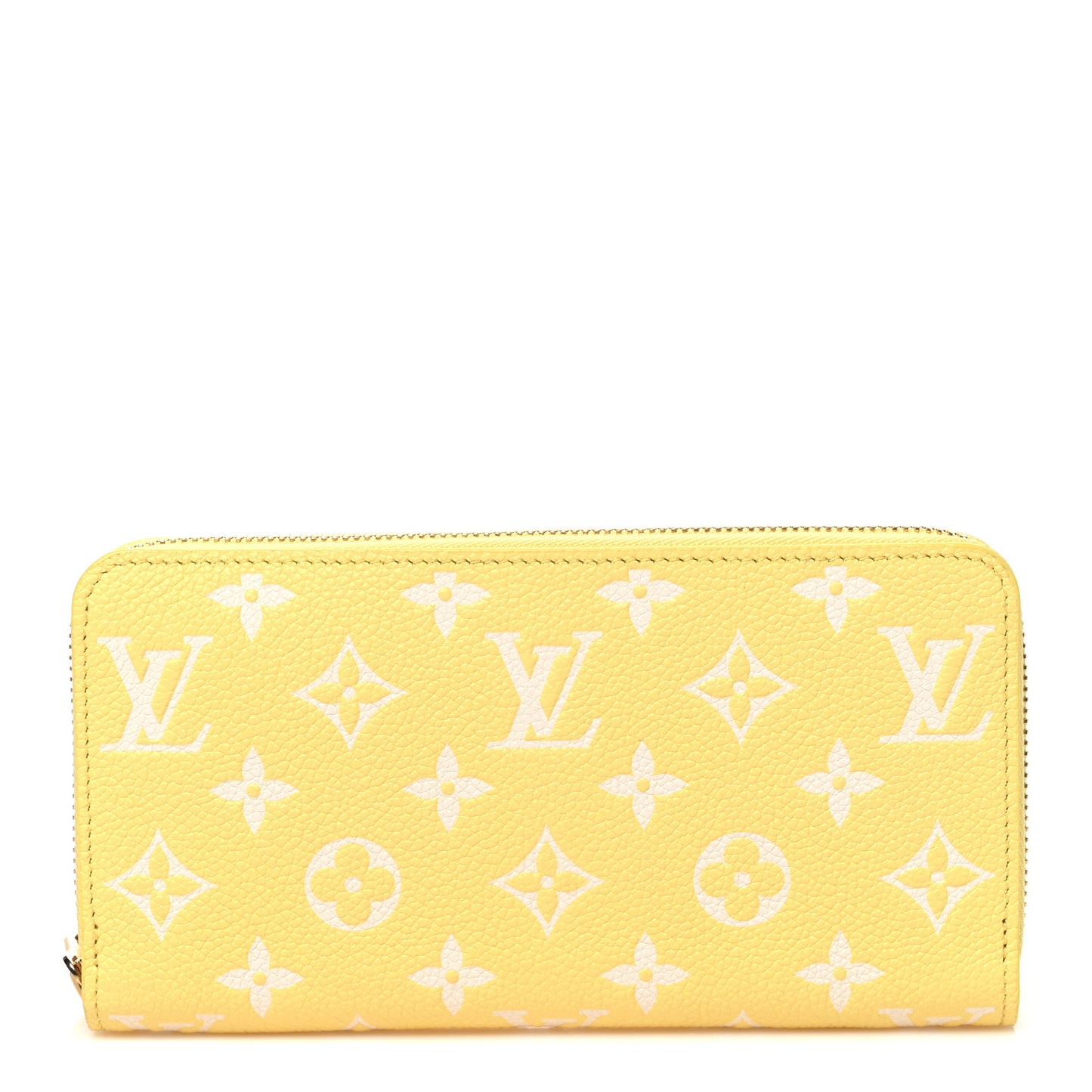 Empreinte Monogram Zippy Wallet Lemon Curd Yellow