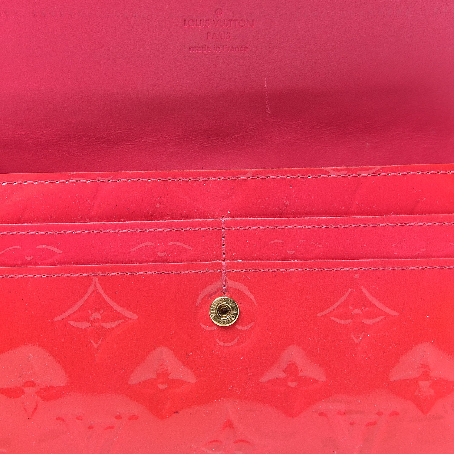 Louis Vuitton Vernis Sarah Wallet Rose Pop 13 of 13