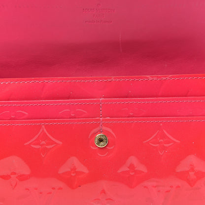 Louis Vuitton Vernis Sarah Wallet Rose Pop 13 of 13