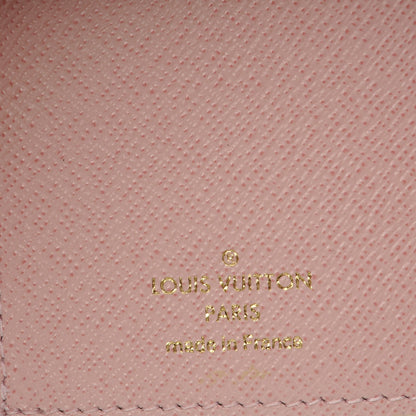Louis Vuitton Damier Azur Victorine Wallet Rose Ballerine 6 of 8