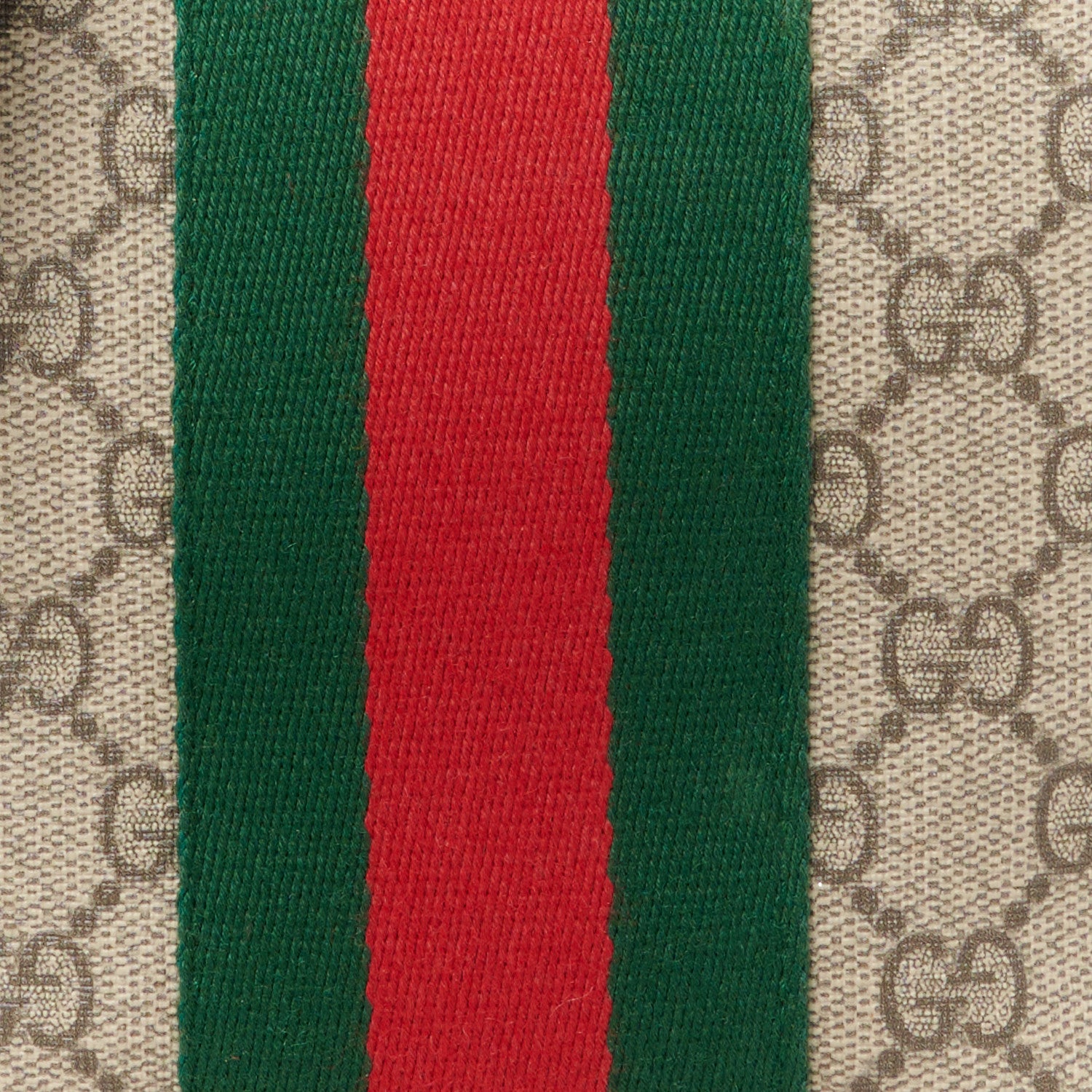 Gucci GG Supreme Monogram Web Messenger Bag Black 10 of 12