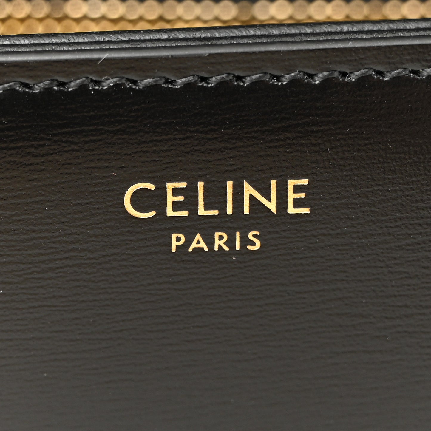 Shiny Calfskin Teen Triomphe Black