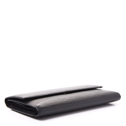 Louis Vuitton Epi Porte Tresor International Wallet Black 3 of 9