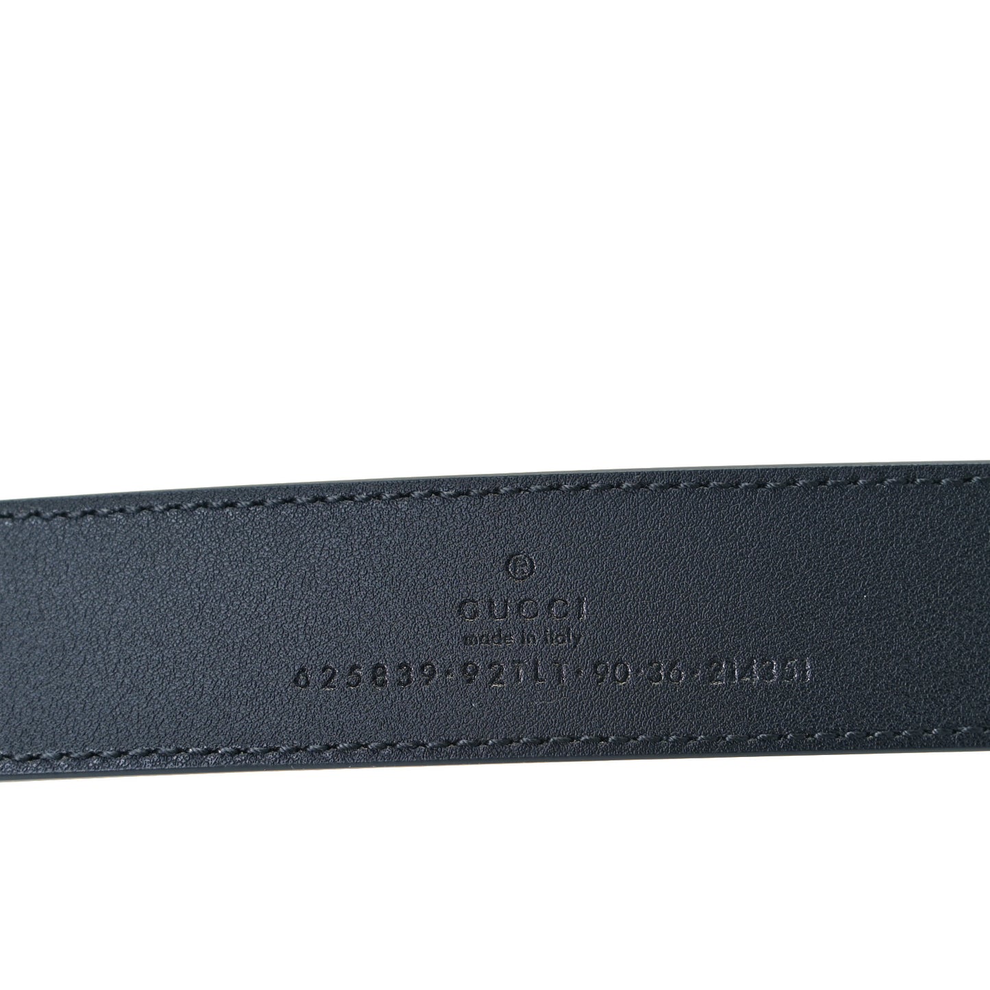 GG Supreme Monogram Matte Plutone Calfskin Double G 30mm Belt 90 36 Beige Ebony Black