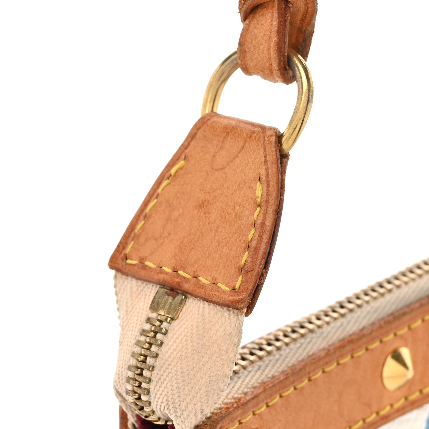Louis Vuitton Monogram Multicolor Pochette Accessories White 10 of 15