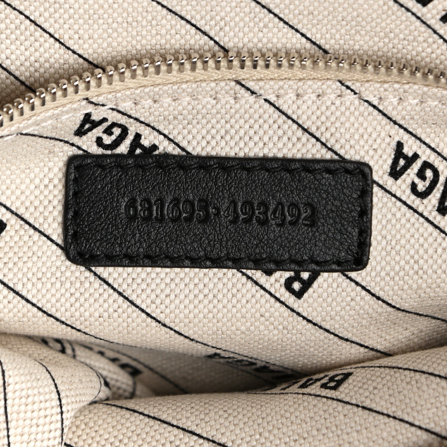 Balenciaga X GUCCI GG Supreme Monogram Neo Classic Silver Hardware City Beige Ebony 7 of 9