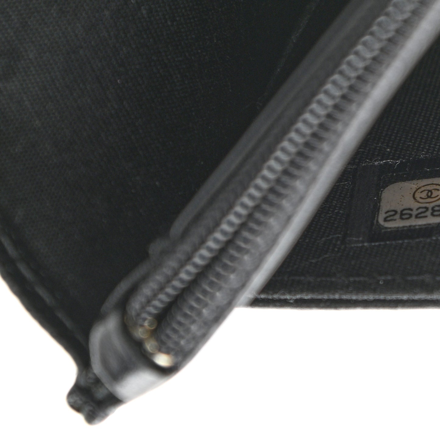 Caviar Quilted Boy Wallet On Chain WOC Black