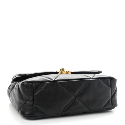 Chanel Lambskin Quilted Medium Chanel 19 Flap Black 4 of 9