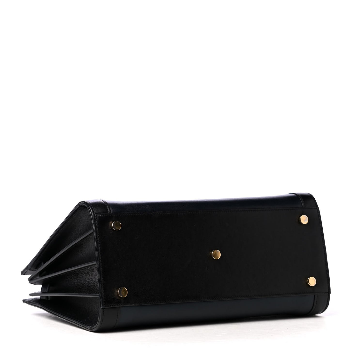 Calfskin Small Bi-Color Sac De Jour Marine Black