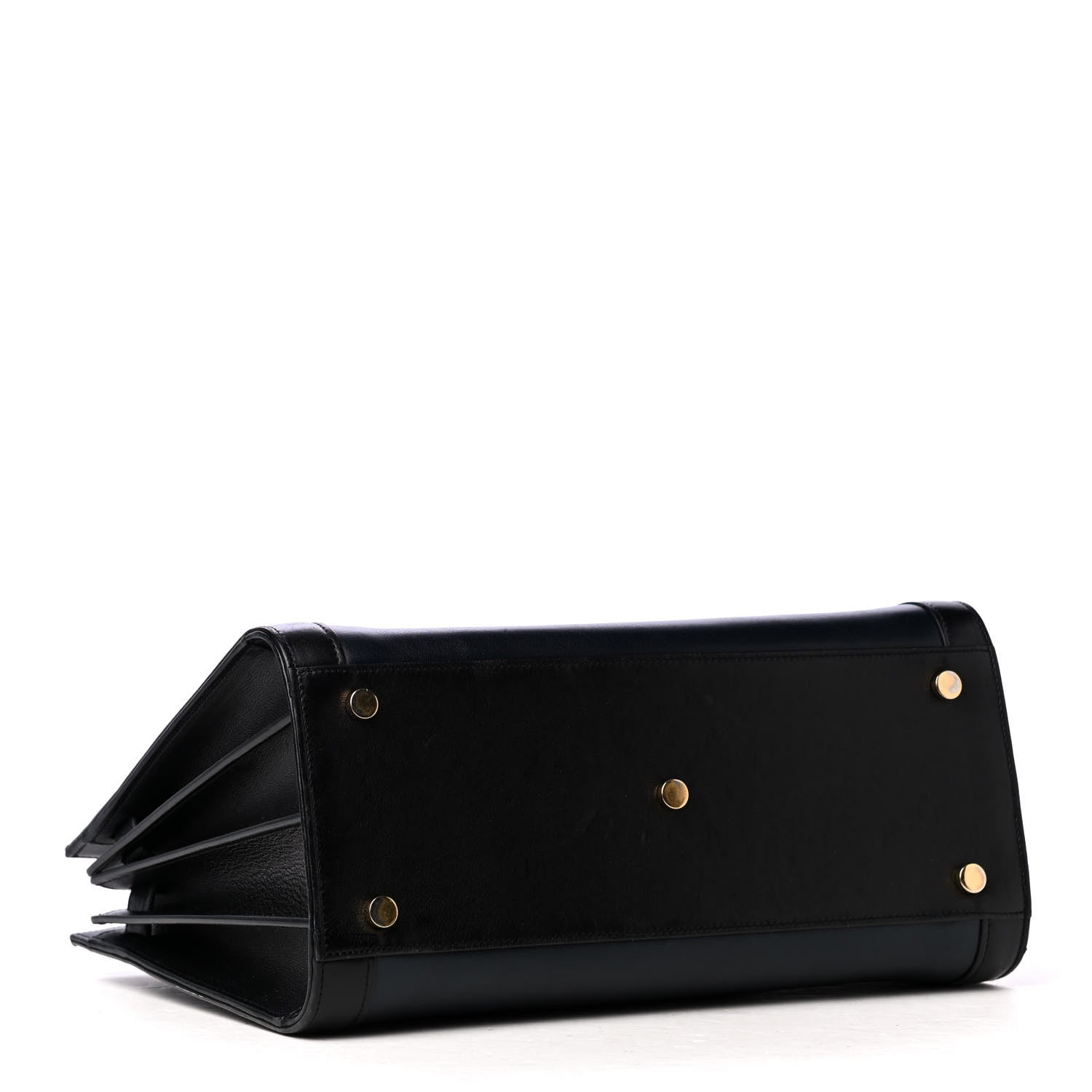 Saint Laurent Calfskin Small Bi-Color Sac De Jour Marine Black 3 of 4