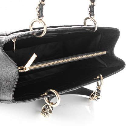 Chanel Caviar Quilted Grand Shopping Tote GST Black 5 of 7