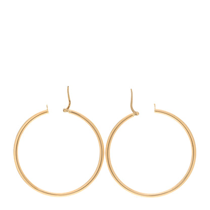 Roberto Coin 18K Yellow Gold 45mm Hoop Earrings 3 of 4