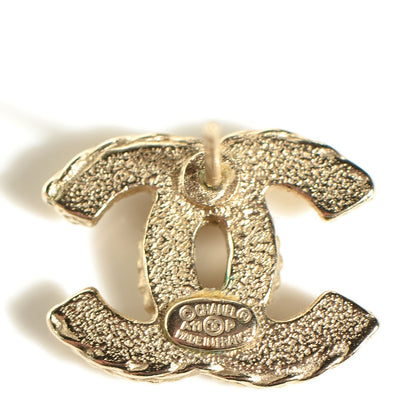Chanel Enamel CC Earrings Gold 5 of 5