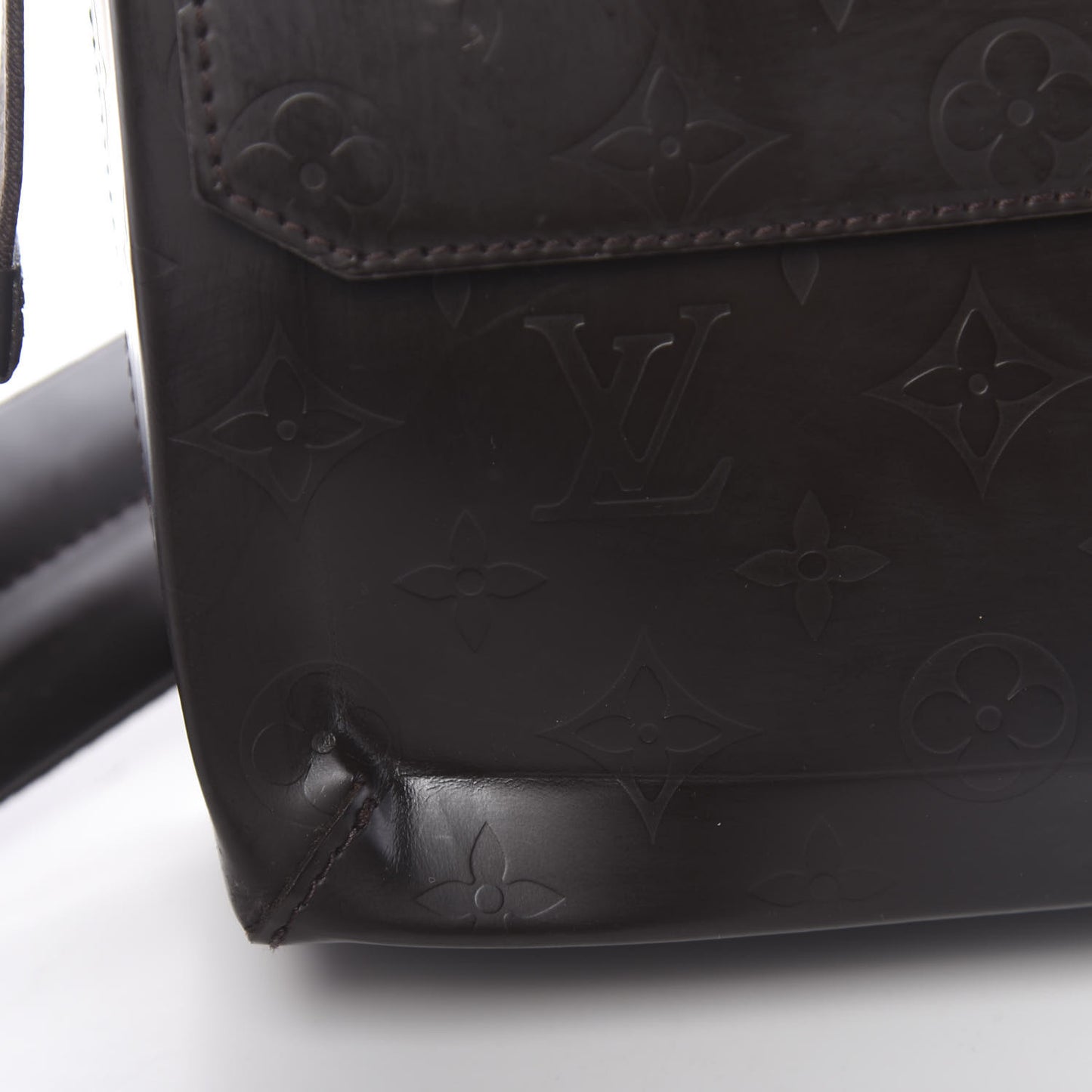Monogram Glace Fonzie Messenger Bag Cafe