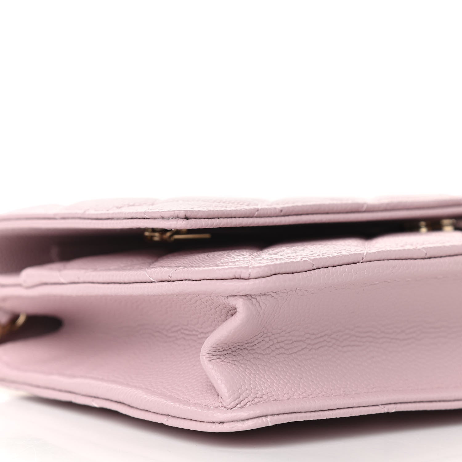 Chanel Caviar Quilted Wallet On Chain WOC Light Pink 10 of 12