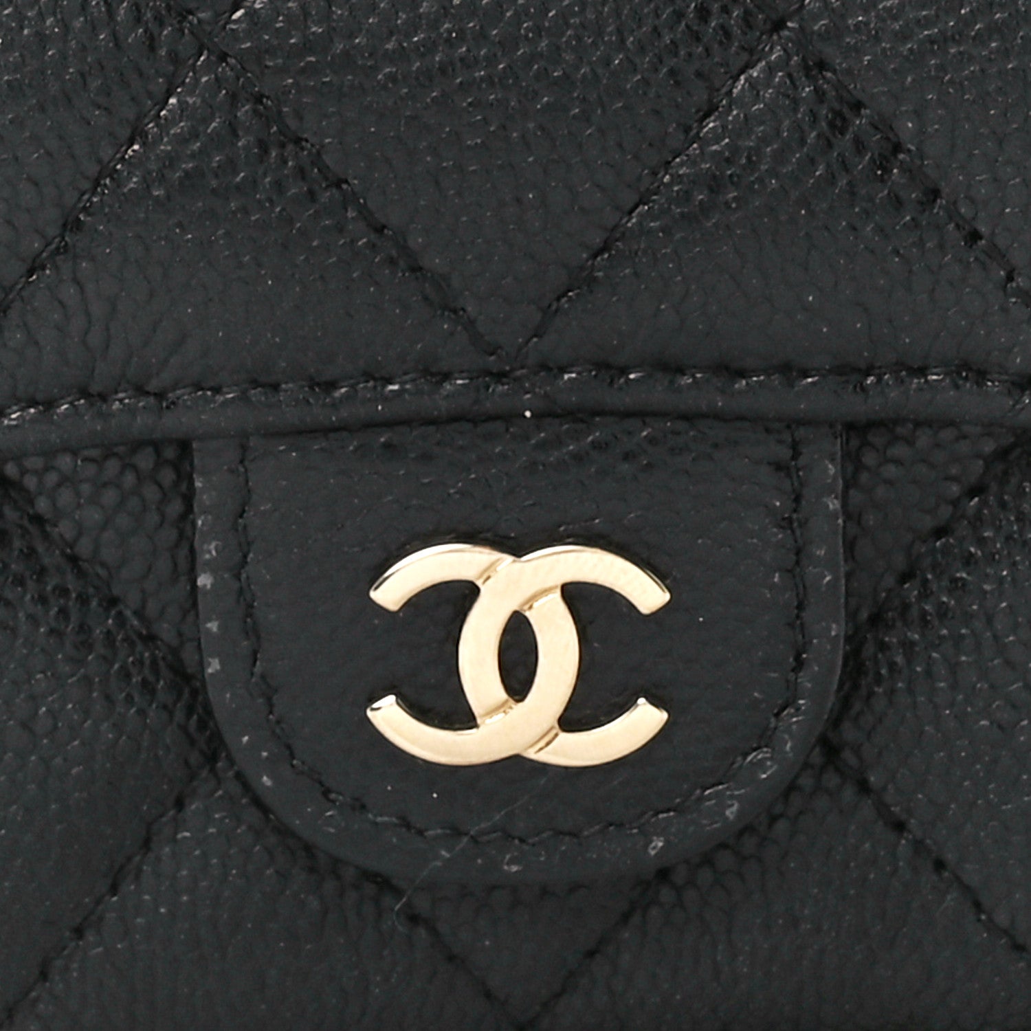 Chanel Caviar Quilted Double Flap Wallet Black 11 of 15
