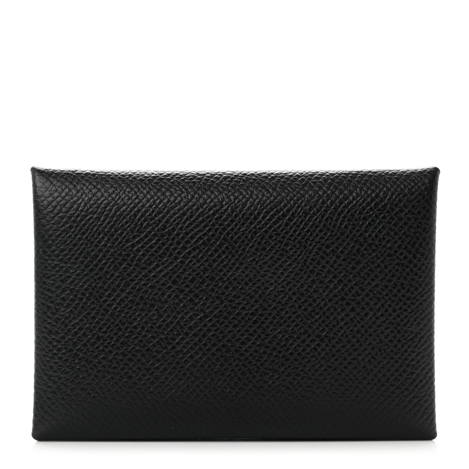Hermes Epsom Calvi Card Case Black 1 of 7