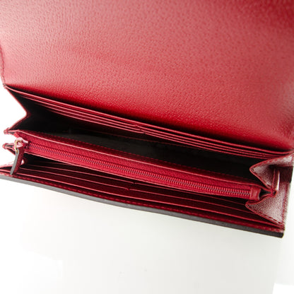 Gucci GG Supreme Monogram Tian Continental Wallet Beige Multicolor Red 5 of 7