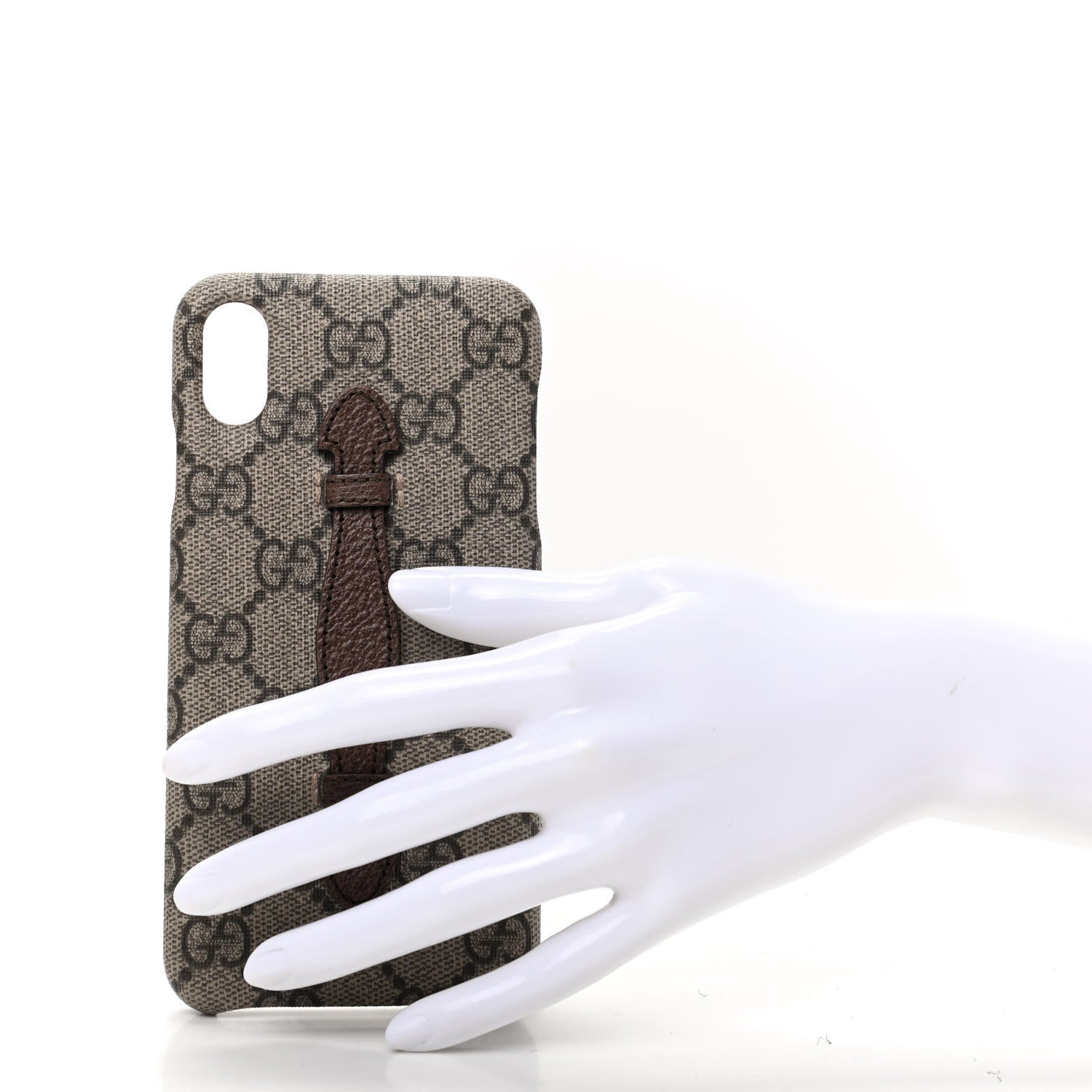 Gucci GG Supreme Monogram Top Handle iPhone XS Max Case Beige 2 of 5