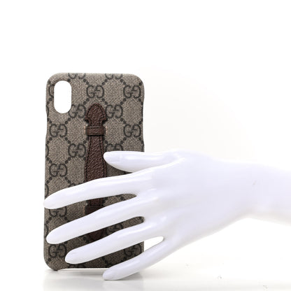 Gucci GG Supreme Monogram Top Handle iPhone XS Max Case Beige 2 of 5