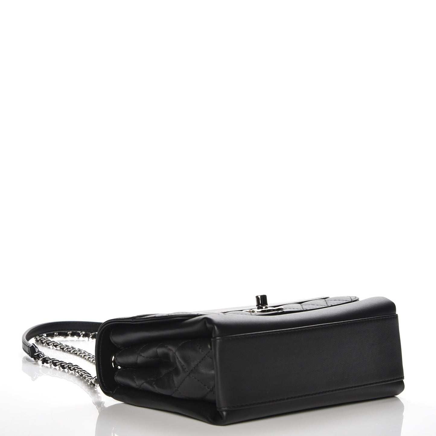 Calfskin Mini Tramezzo Flap Black