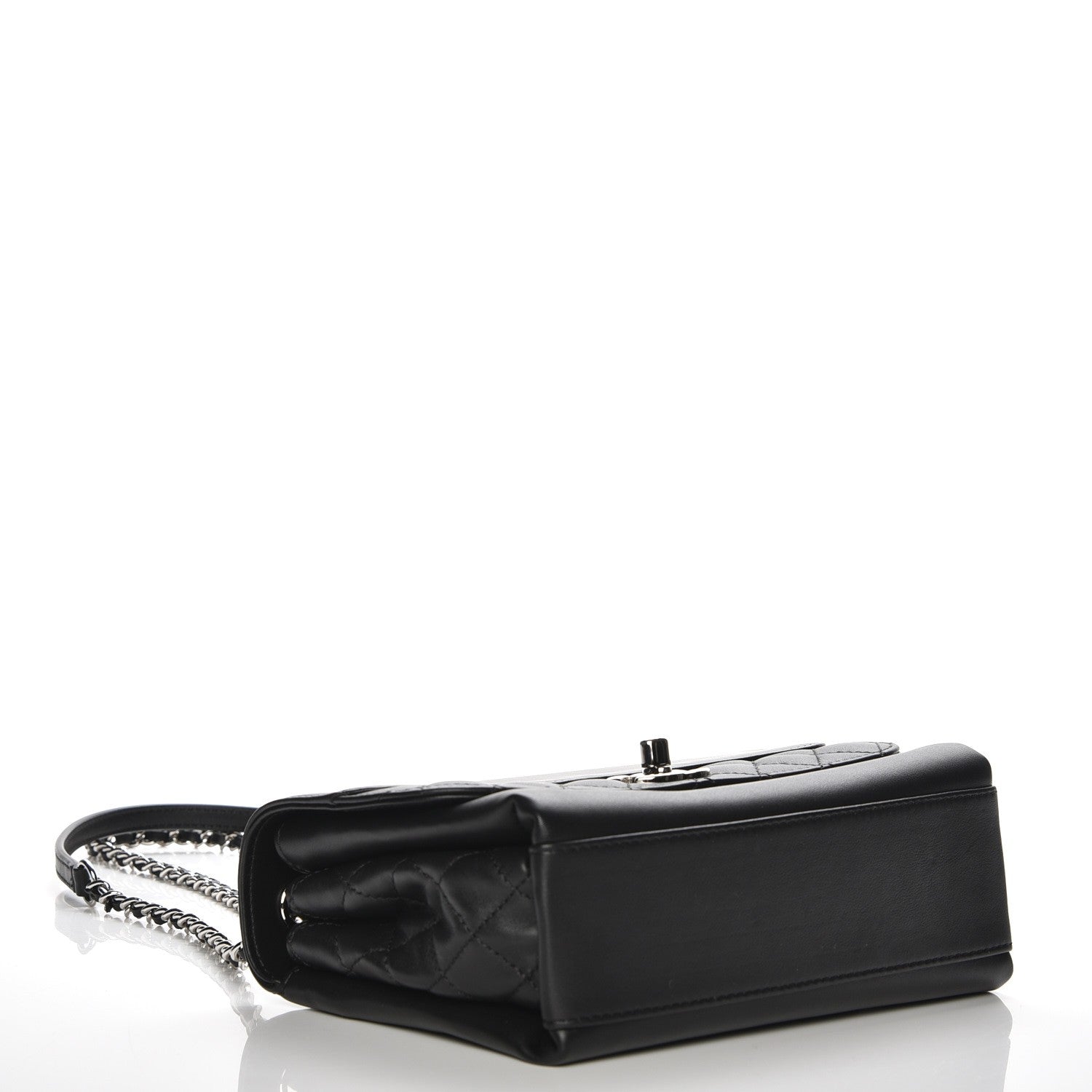 Chanel Calfskin Mini Tramezzo Flap Black 4 of 7