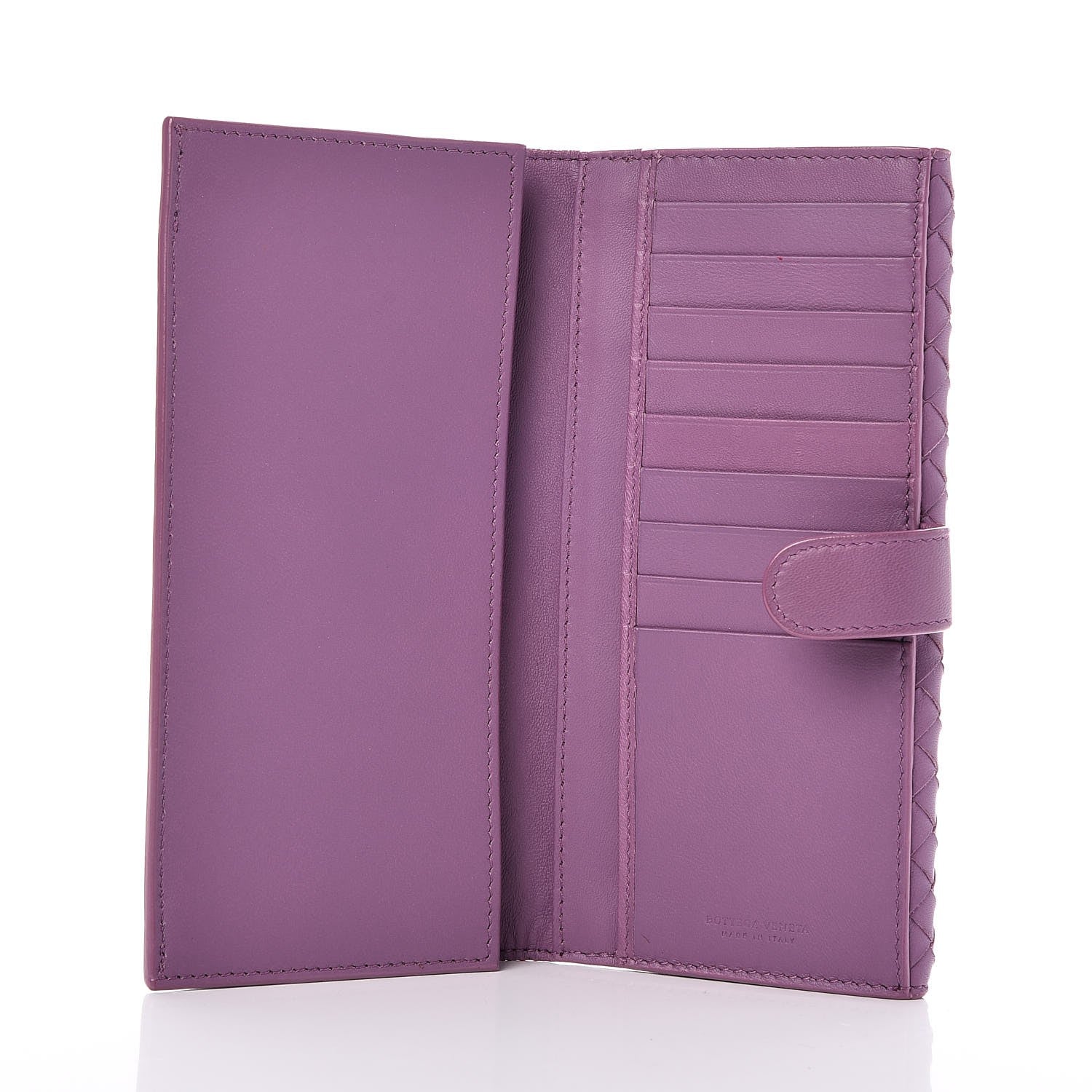 Bottega Veneta Nappa Intrecciato Continental Wallet Lilac 5 of 8