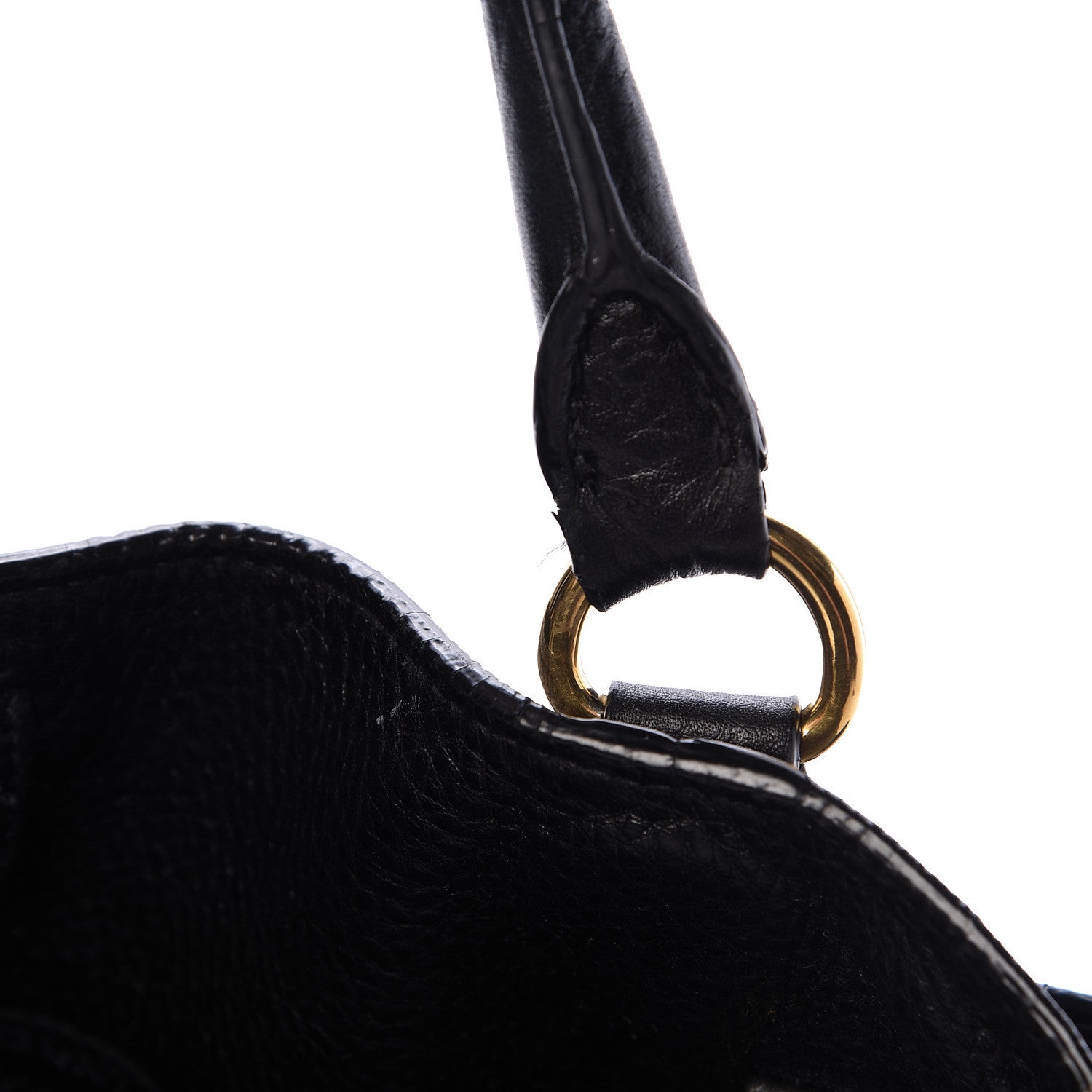Prada Vitello Daino Side Pocket Hobo Black 21 of 29
