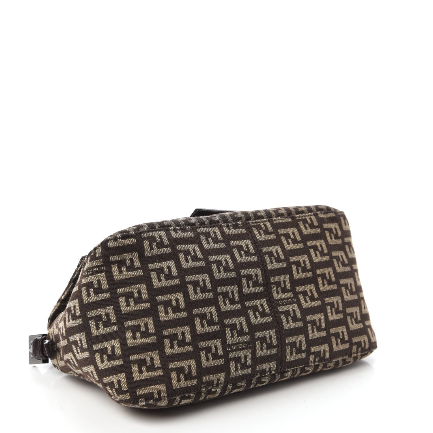 Fendi Zucchino Vitello Mini Mama Baguette Testa di Moro Beige 4 of 9