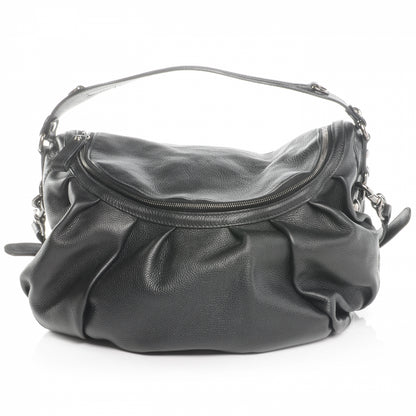 Gucci Leather Icon Bit Medium Shoulder Bag Black 1 of 7