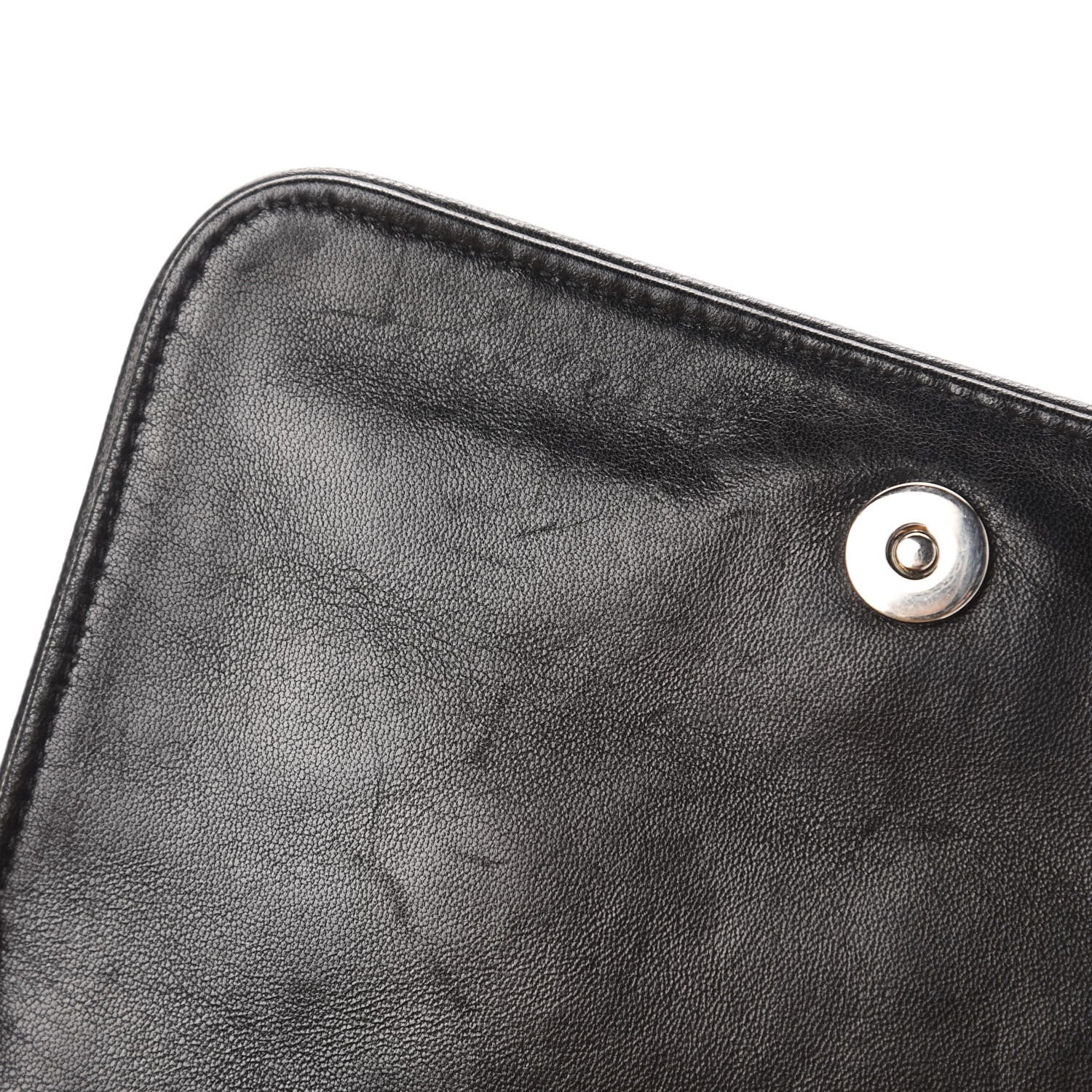 Miu Miu Nappa Grommet Club Shoulder Bag Black 9 of 12