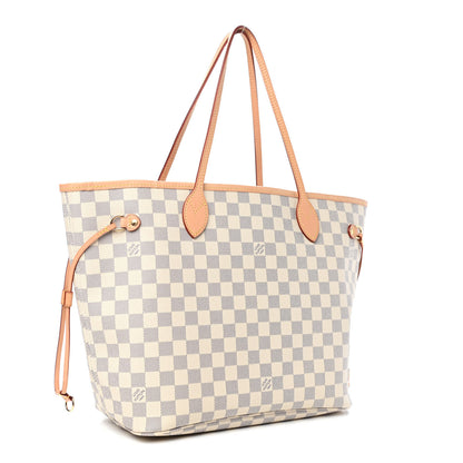 Louis Vuitton Damier Azur Neo Neverfull MM Rose Ballerine 2 of 6