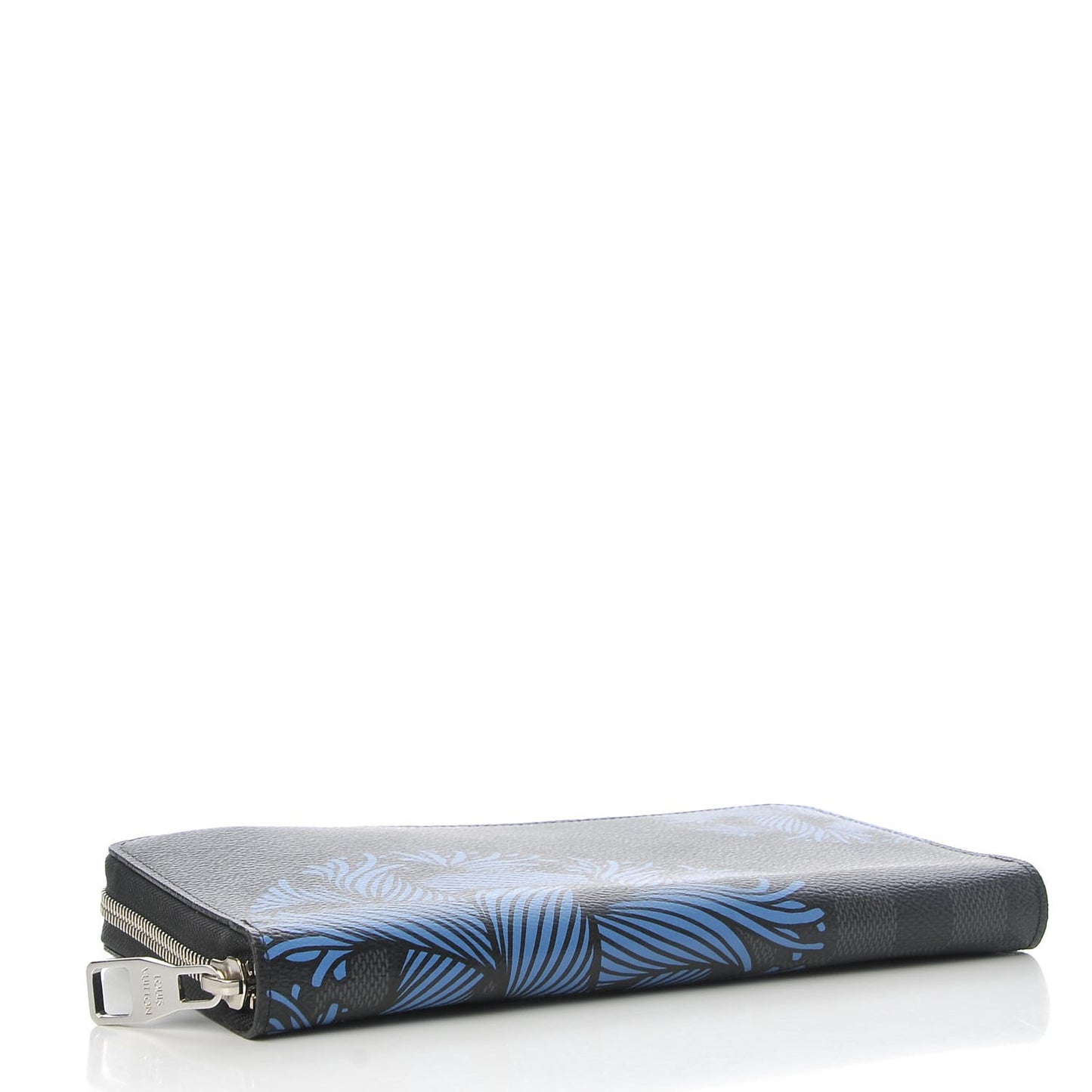 Damier Graphite Rope Zippy Organizer Wallet Blue