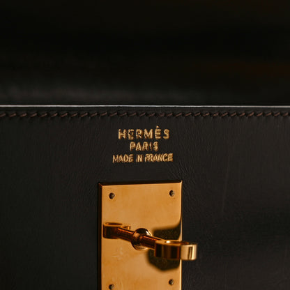 Hermes Box Kelly Sellier 35 Chocolate 6 of 12
