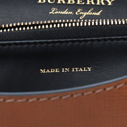 Burberry House Check Bridle Calfskin Small Madison Buckle Bag Tan 6 of 8